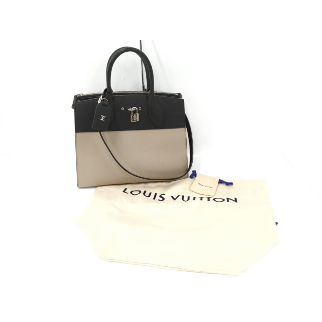 LOUIS VUITTON シティスティーマーMM トリヨンレザー ブラック