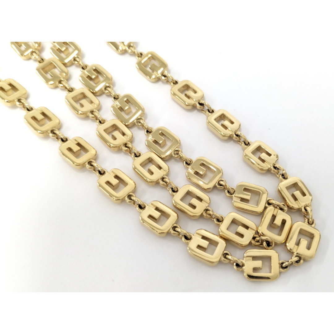 GIVENCHY ネックレス ロゴ ゴールド メッキ