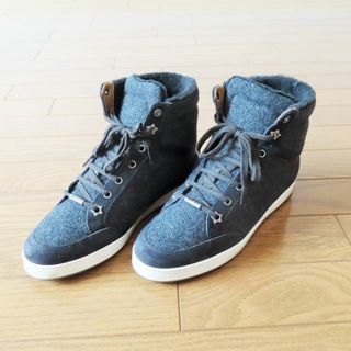 ジミーチュウ(JIMMY CHOO)のJIMMY CHOO ジミーチュウ ハイカット スニーカー 38 25cm(スニーカー)