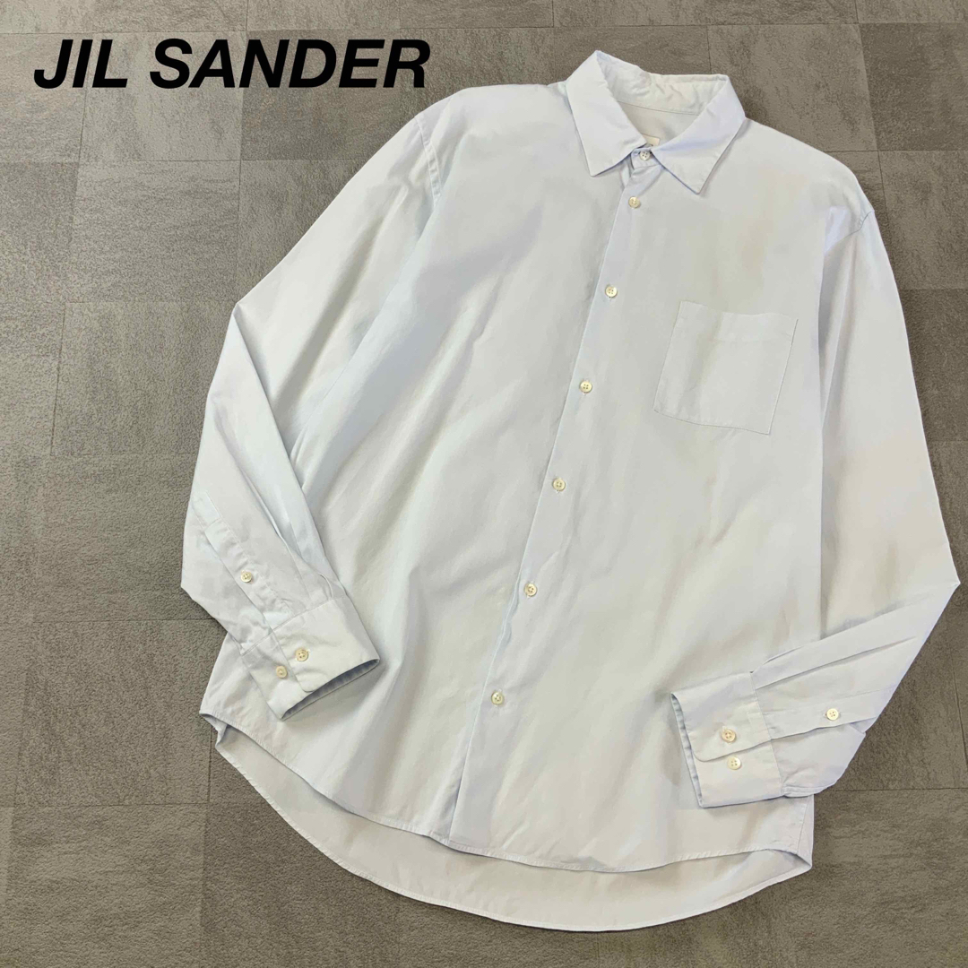 良品 JIL SAMDER ジルサンダー ドレスシャツ  ライトブルー