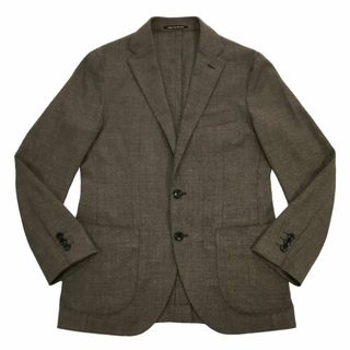 ユナイテッドアローズグリーンレーベルリラクシング(UNITED ARROWS green label relaxing)のユナイテッドアローズ REDA1865 ホップサック地ブレザー ブラウン 44(テーラードジャケット)