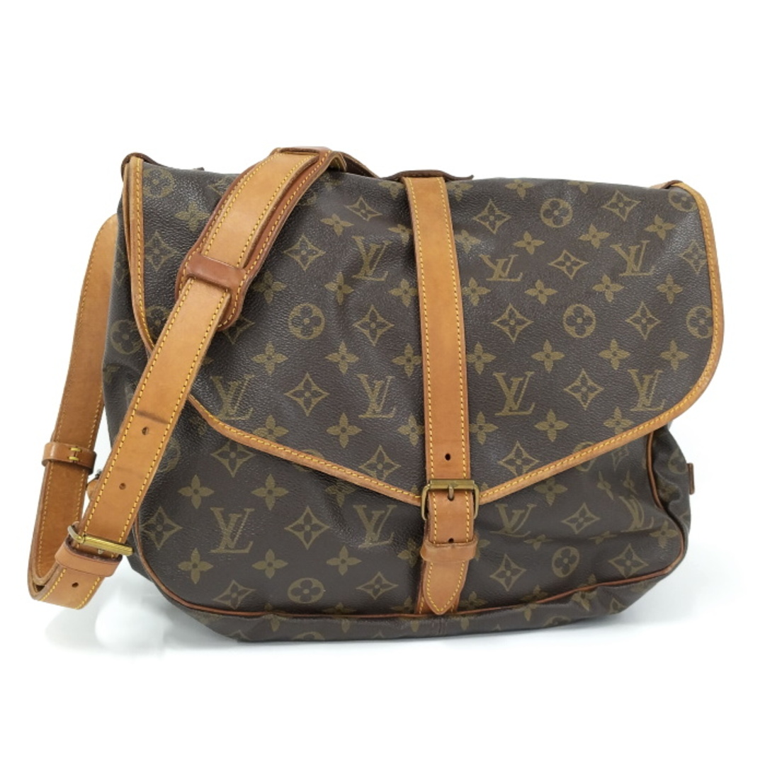 LOUIS VUITTON ソミュール35 モノグラム ショルダーバッグ