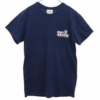 レインスプーナー(Reyn Spooner)のレインスプーナー プリント 半袖 Tシャツ S ネイビー reyn spooner メンズ 【中古】  【230701】 メール便可(Tシャツ/カットソー(半袖/袖なし))