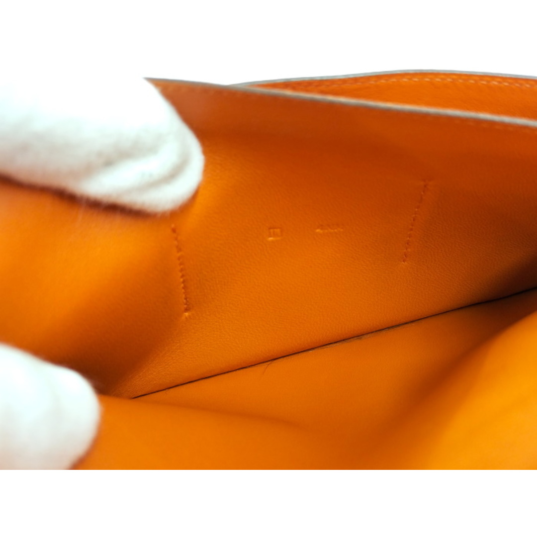 HERMES - HERMES ドゴンGM 二つ折り長財布 ポーチ付き レザー HERMES - HERMES ドゴンGM 二つ折り長財布 ポーチ付き レザー