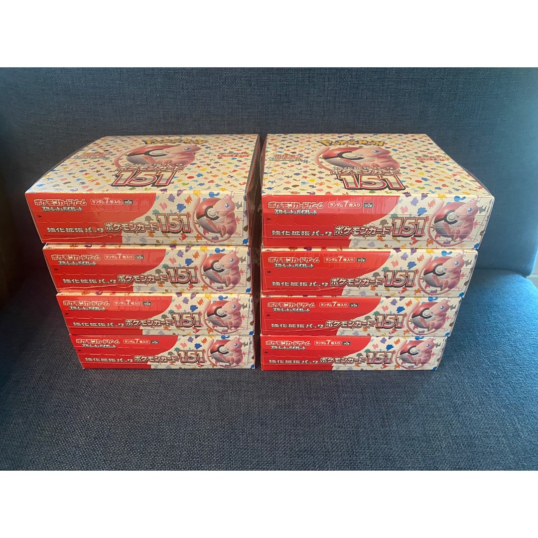 早期予約・新じゃが ポケモン カード 151 8box 新品 未開封 シュリンク付き 8box