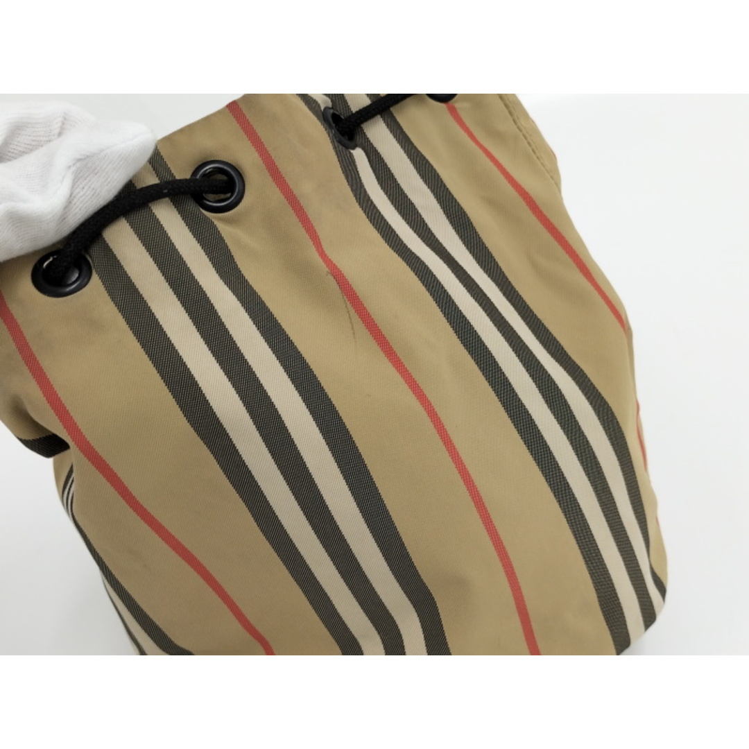 BURBERRY(バーバリー)のBURBERRY 巾着型 バッグ ナイロン ベージュ 8026737 レディースのバッグ(その他)の商品写真