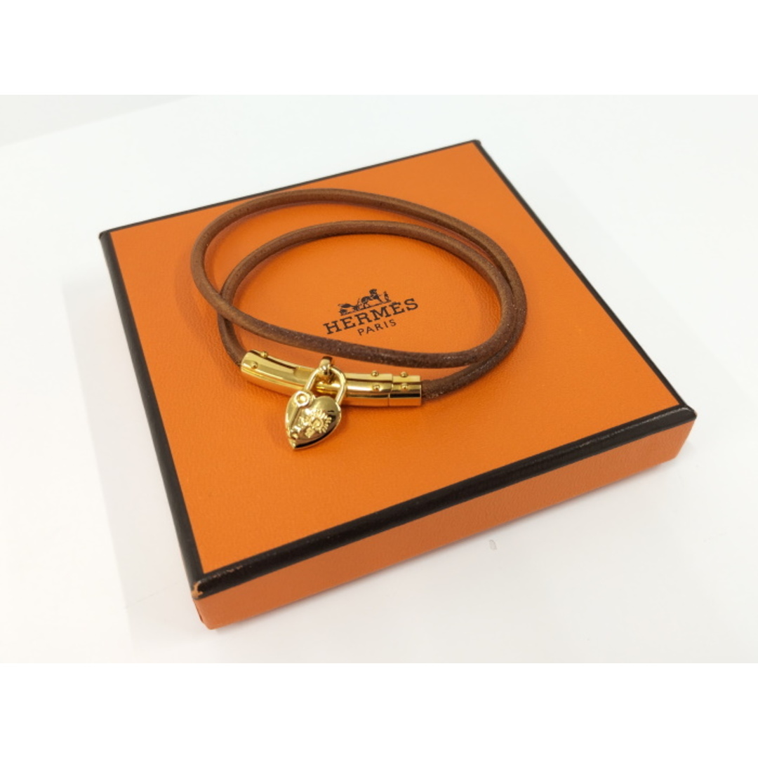 お手頃価格 HERMES - HERMES ヴィヴィリデ ブレスレット ハートカデナ ブレスレット、バングル