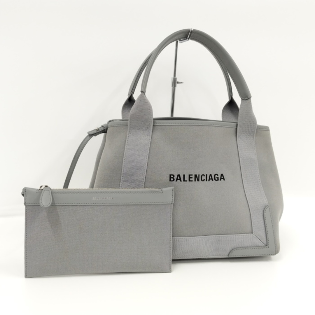 売れ筋オンライン BALENCIAGA トートバッグ ネイビー カバス Ｓ