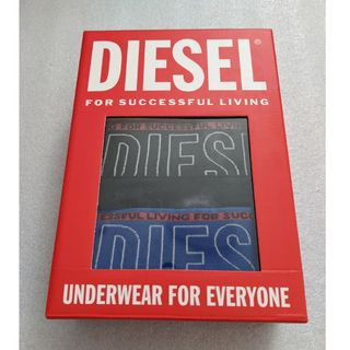 ディーゼル(DIESEL)のディーゼルコットントランクス 新品未使用 黒 赤 青葉 ３枚セット(トランクス)