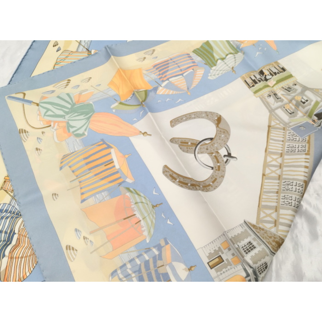 Hermes - HERMES カレ90 スカーフ ノルマンディ海岸の魅力 CHARMES DES