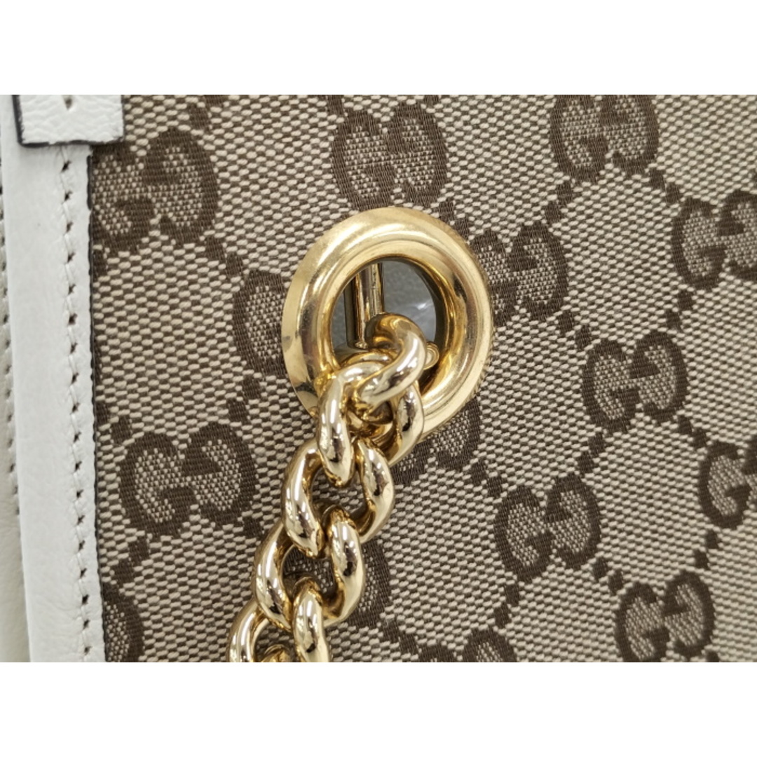 Gucci(グッチ)のGUCCI ミディアム チェーン トートバッグ ホースビット 1955 レディースのバッグ(トートバッグ)の商品写真