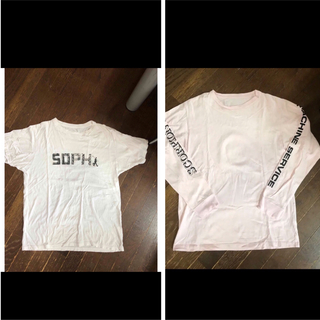 ソフネット(SOPHNET.)のソフネット♫ デザインTシャツ　L(Tシャツ/カットソー(半袖/袖なし))