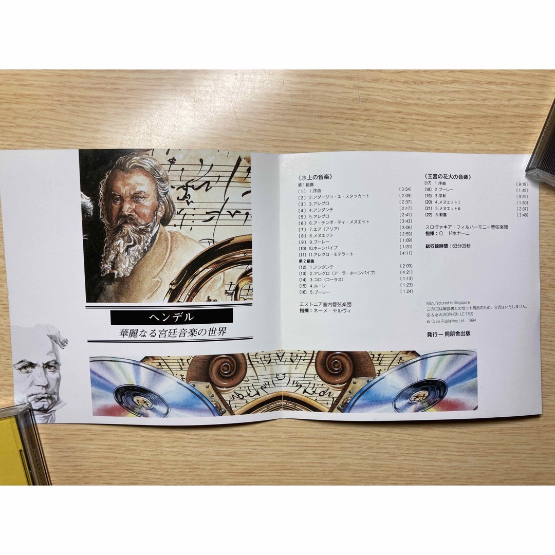 クラシックコレクション　6 ヘンデル エンタメ/ホビーのCD(クラシック)の商品写真