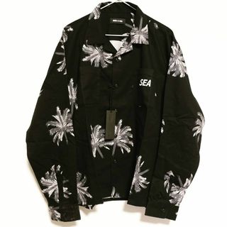 WIND AND SEA PALM TREE OPEN COLLAR SHIRT