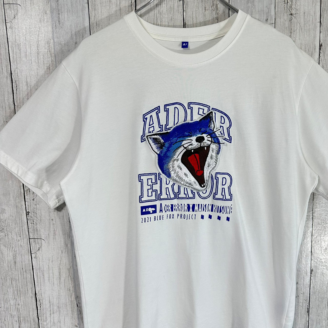 【希少】ader error x maison kitsune コラボTシャツ