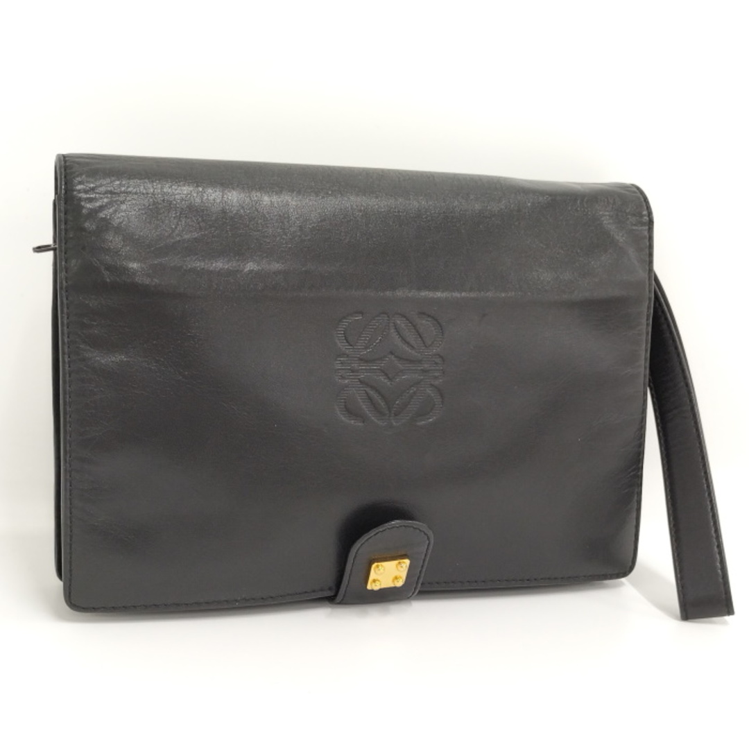 人気商品は 未使用級 LOEWE 黒 アナグラム A4 セカンド クラッチバッグ 人気商品は 未使用級 LOEWE 黒 アナグラム A4 セカンド クラッチバッグ