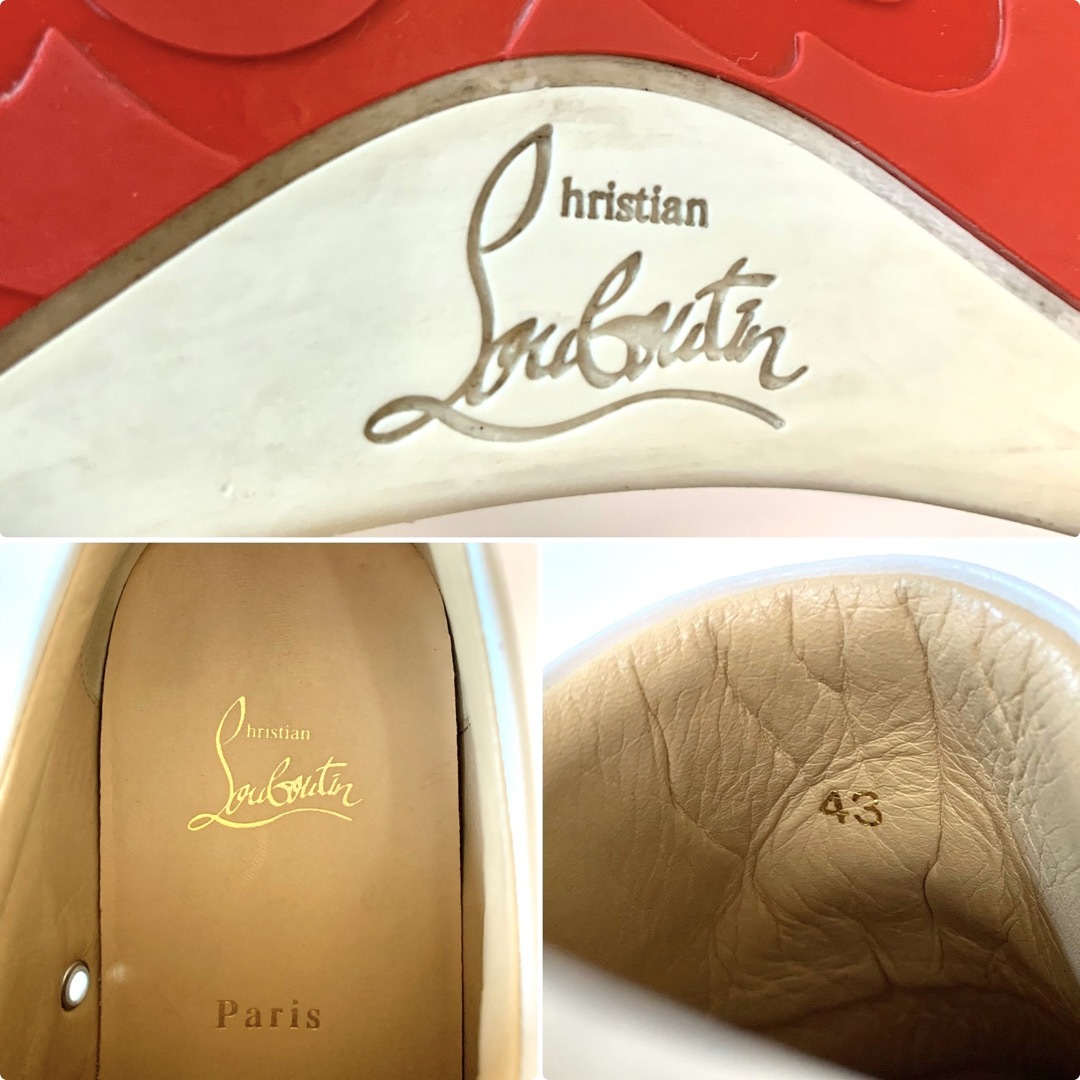 ◇美品◇ Christian Louboutin レザー スニーカー 43 28