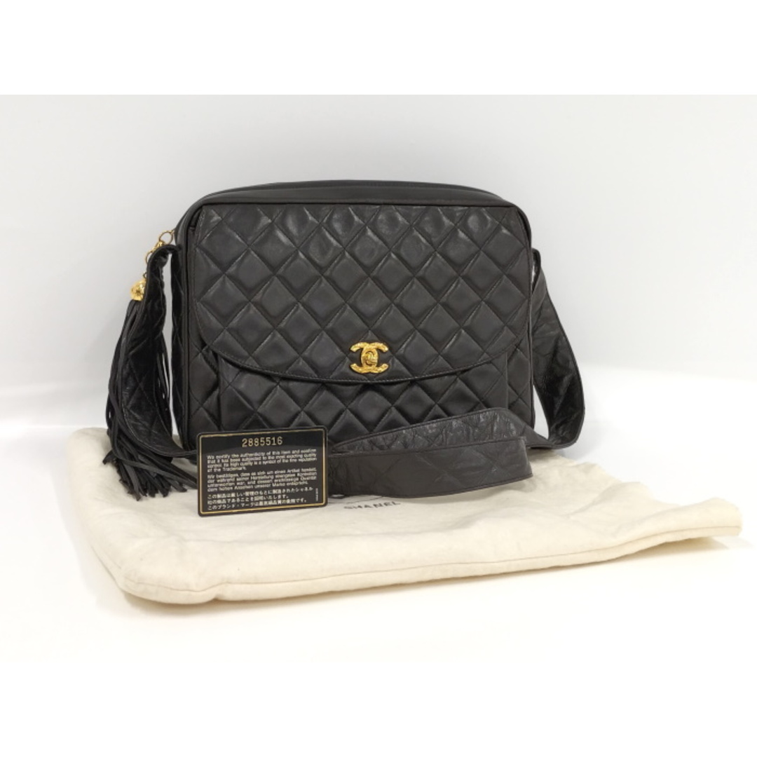 CHANEL - CHANEL マトラッセ フリンジ ショルダーバッグ CHANEL - CHANEL マトラッセ フリンジ ショルダーバッグ