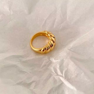 アメリヴィンテージ(Ameri VINTAGE)の【twist gold ring】#22 18k SALE‼️(リング(指輪))