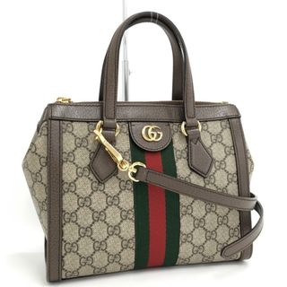 グッチ(Gucci)のGUCCI オフィディア ダブルG 2WAYショルダーバッグ レザー ブラウン(その他)