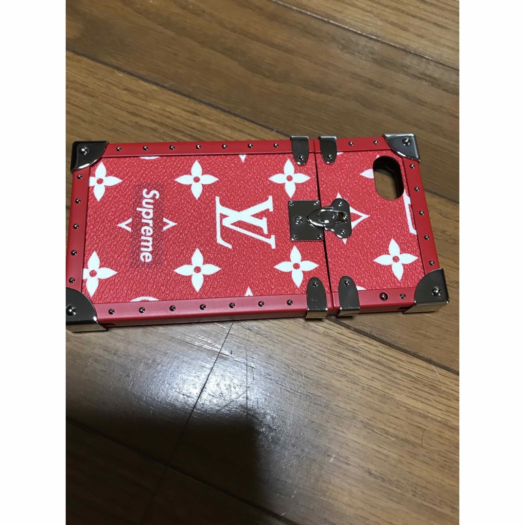 希少‼️ VUITTON×Supreme✨️iPhone8ケース‼️アイトランク美品