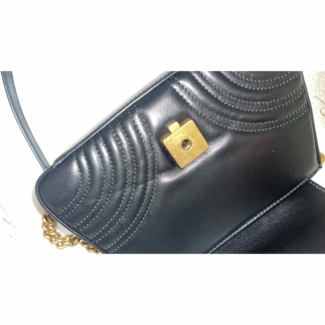 Gucci(グッチ)のGGモーマント　ミニトップハンドルバッグ レディースのバッグ(ショルダーバッグ)の商品写真