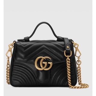 グッチ(Gucci)のGGモーマント　ミニトップハンドルバッグ(ショルダーバッグ)