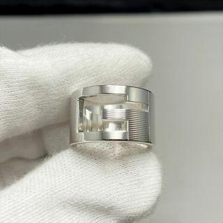 Gucci - 新品仕上 グッチ ブランデッド Gリング 指輪 シルバー 925 9号