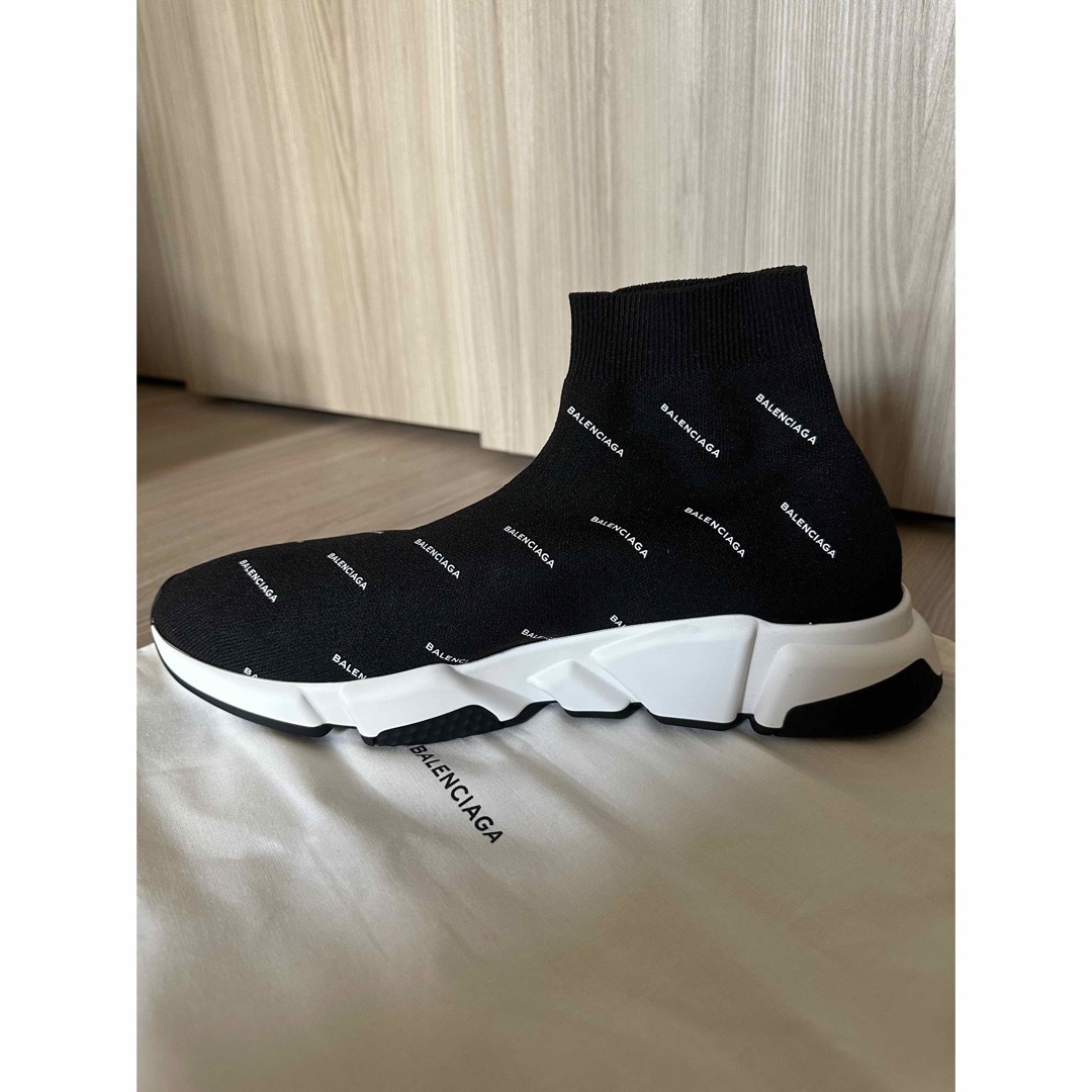 Balenciaga(バレンシアガ)の新品 BALENCIAGA バレンシアガ スピードトレーナー ニット 総柄 46 メンズの靴/シューズ(スニーカー)の商品写真