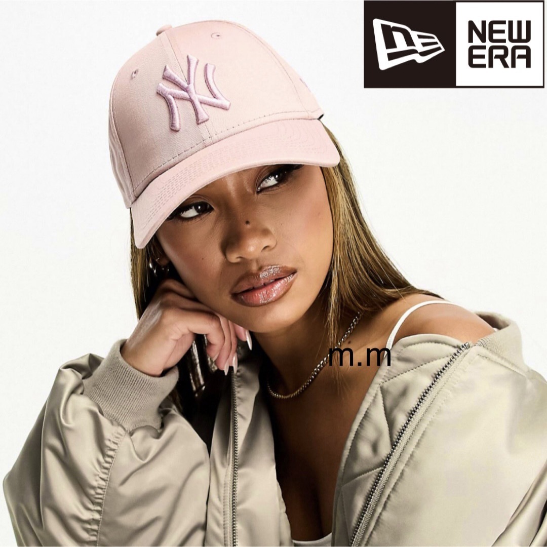 NEW ERA(ニューエラー)のニューエラ キャップ 帽子 ハット レディース 9FORTY ローズ ピンク レディースの帽子(キャップ)の商品写真