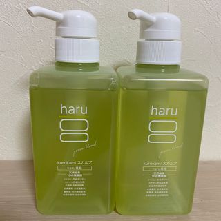 クロカミスカルプ(kurokami Scalp（haru）)の【新品】ハル　haru 黒髪スカルプ　400ml グリーンブレンド　2本セット(シャンプー)