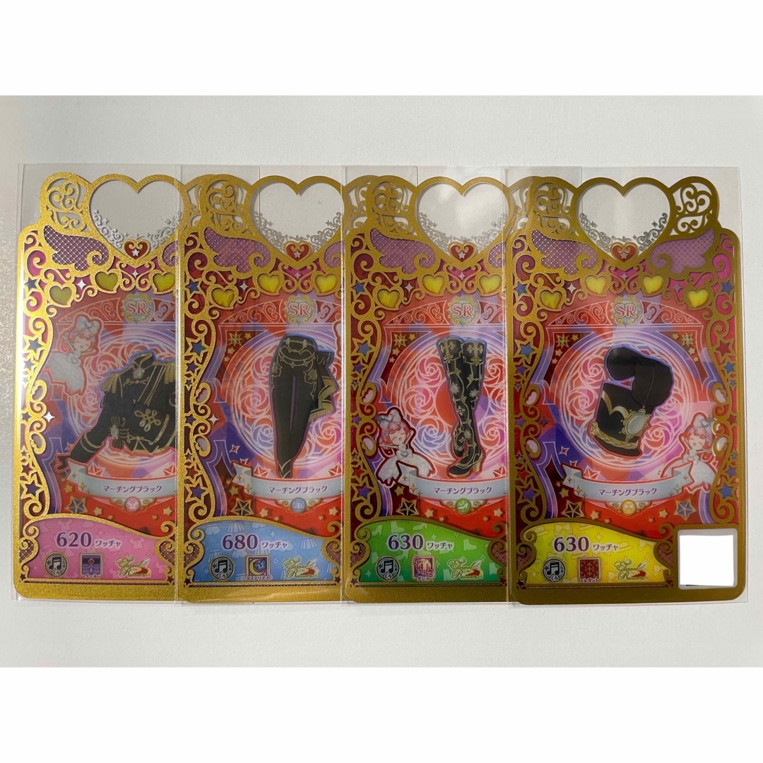 T-ARTS(タカラトミーアーツ)のSR マーチングブラックコーデ プリマジ ワッチャプリマジ エンタメ/ホビーのアニメグッズ(カード)の商品写真