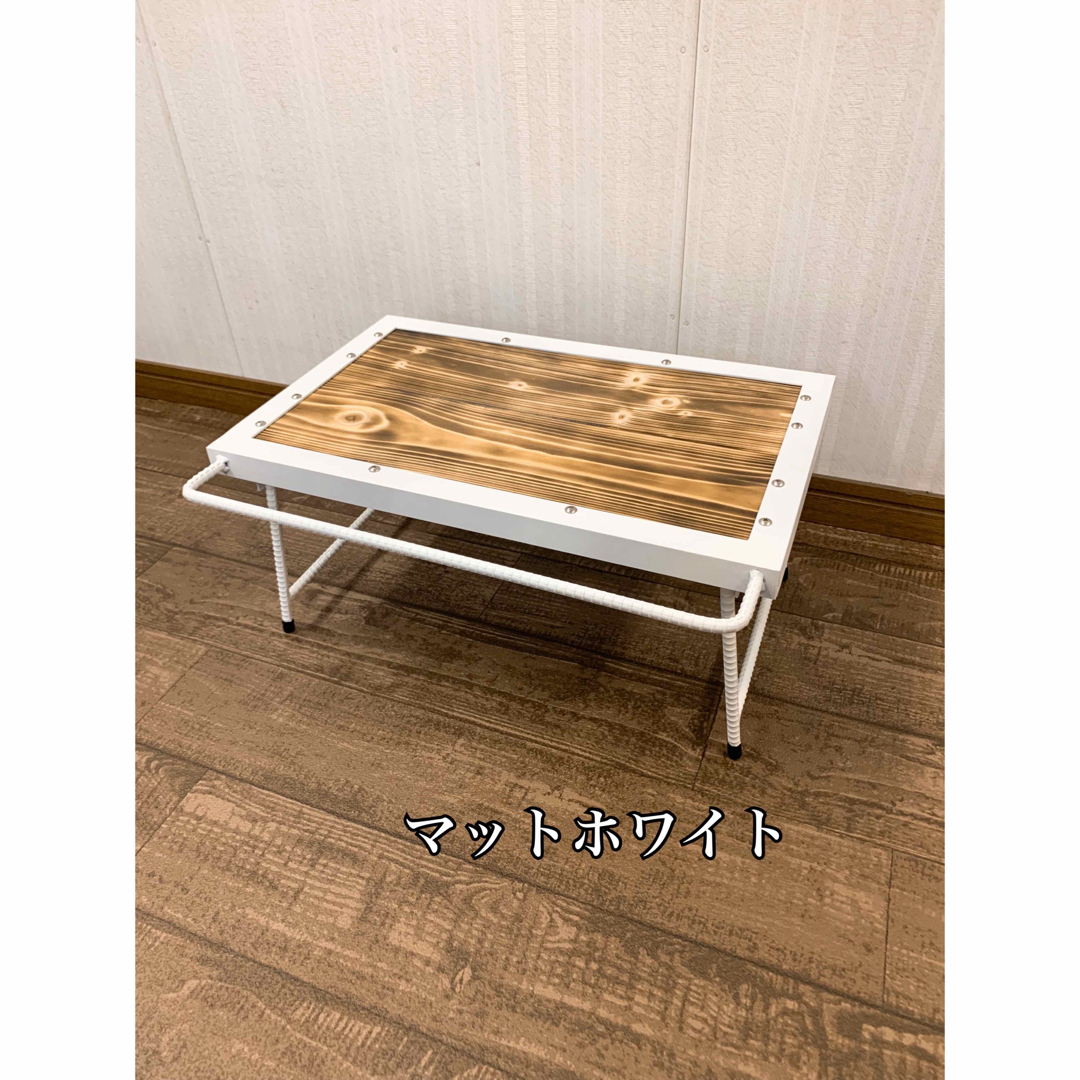 ☆送料込み☆アイアンテーブル即購入OK 折りたたみ式 アウトドア キャンプ 男前