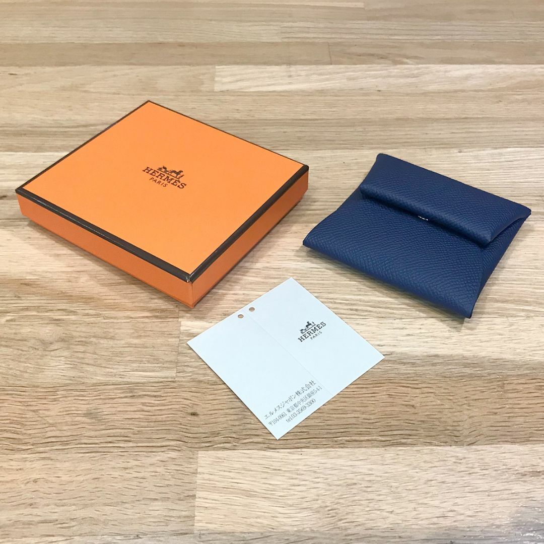 HERMES バスティア バイカラー B刻印 新品 未使用 コインケース