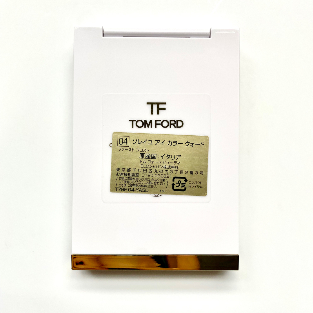 TOM FORD BEAUTY(トムフォードビューティ)の新品✴︎ トムフォードビューティー アイカラー クォード 04ファーストフロスト コスメ/美容のベースメイク/化粧品(アイシャドウ)の商品写真