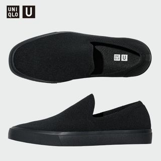 ユニクロ(UNIQLO)のsale★25㎝UNIQLO Uニットスニーカー/ニットスリッポン(スニーカー)