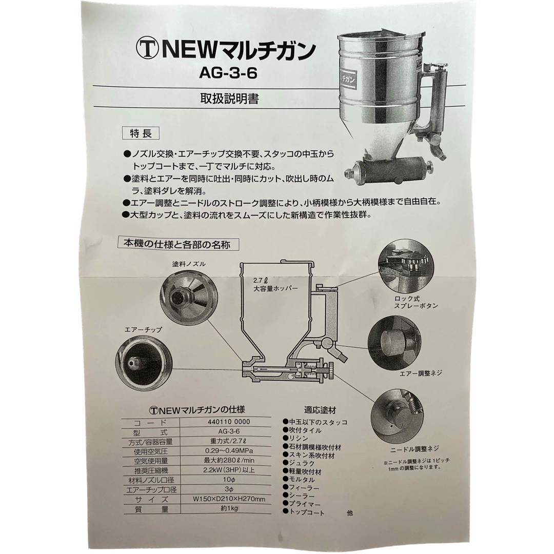 （期間限定値下げ）マルチガン　リシンガン39800→29,800円