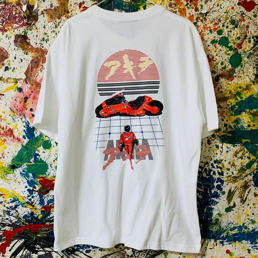 AKIRA medicine リプリント Tシャツ 半袖 夏 ホワイト 新品 メンズのトップス(Tシャツ/カットソー(半袖/袖なし))の商品写真