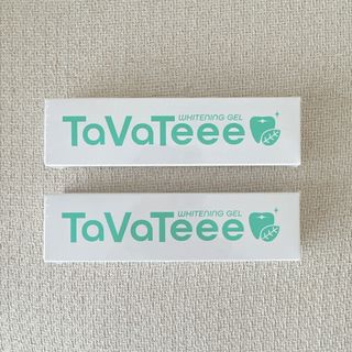 【新品】TaVaTeee  タヴァティー　ホワイトニング　歯磨き粉ジェル　2本(歯磨き粉)