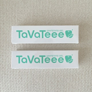 【新品】TaVaTeee  タヴァティー　ホワイトニング　歯磨き粉ジェル　2本(歯磨き粉)