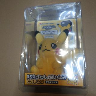 ポケモン(ポケモン)のスマホといっしょぬいぐるみかわいい ピカチュウ ランニングピカチュウ セット(ぬいぐるみ)