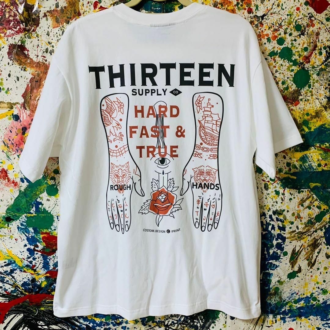 【13】TATTOO アバンギャルド Tシャツ 半袖 メンズ 入れ墨 タトゥー