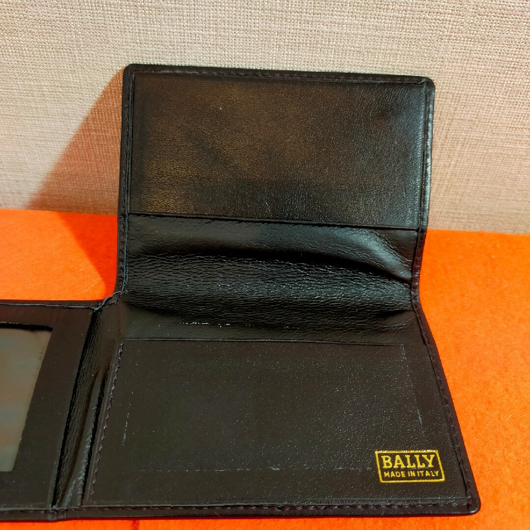 Bally(バリー)のBally バリー カードケース パスケース 本革 レザー 黒色 ブラック メンズのファッション小物(名刺入れ/定期入れ)の商品写真