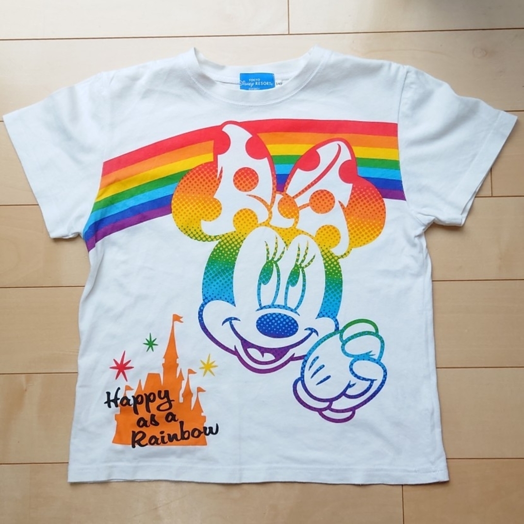 Disney(ディズニー)の専用☆ディズニーリゾート　ミッキーミニー　レインボーTシャツ　2枚セット キッズ/ベビー/マタニティのキッズ服男の子用(90cm~)(Tシャツ/カットソー)の商品写真