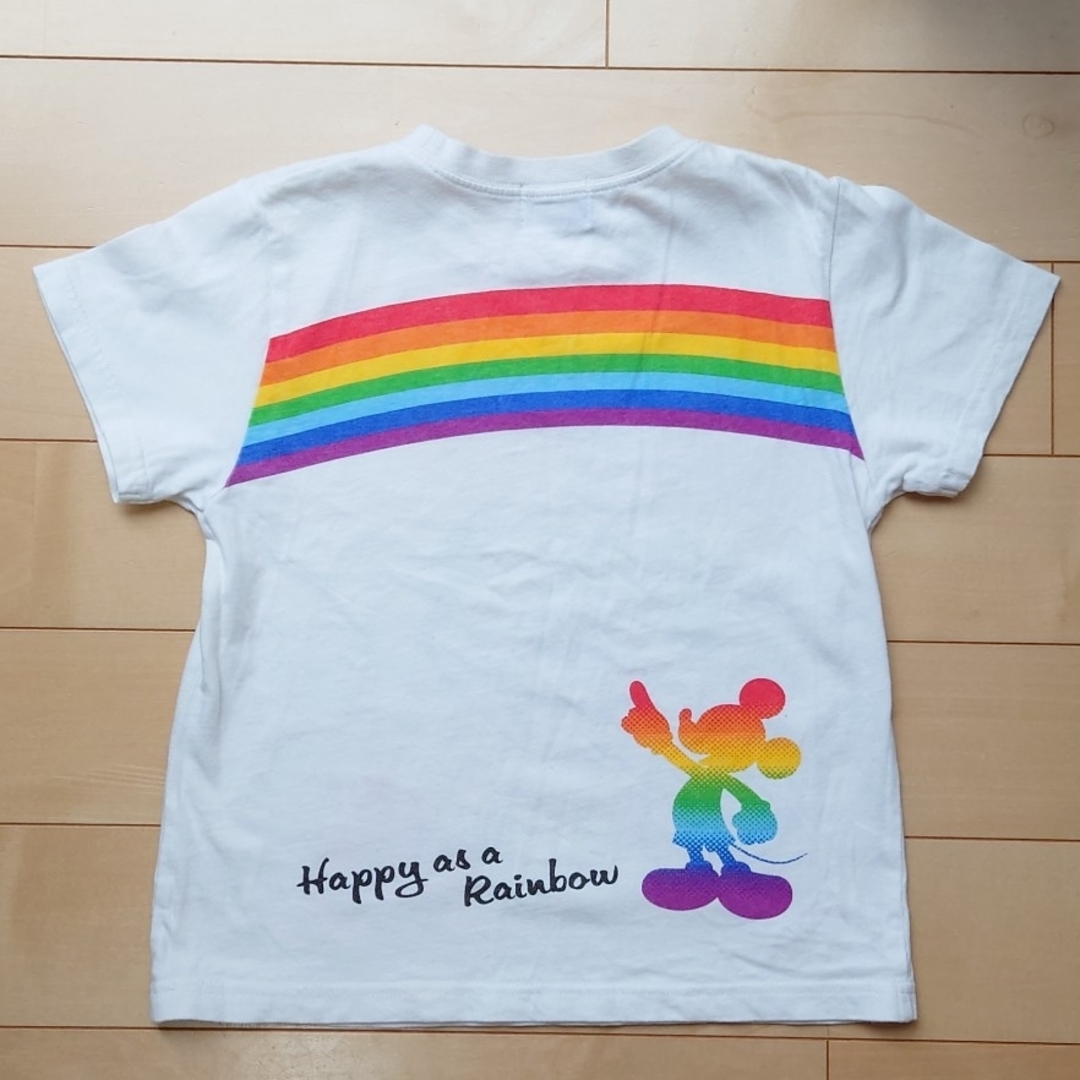 Disney(ディズニー)の専用☆ディズニーリゾート　ミッキーミニー　レインボーTシャツ　2枚セット キッズ/ベビー/マタニティのキッズ服男の子用(90cm~)(Tシャツ/カットソー)の商品写真