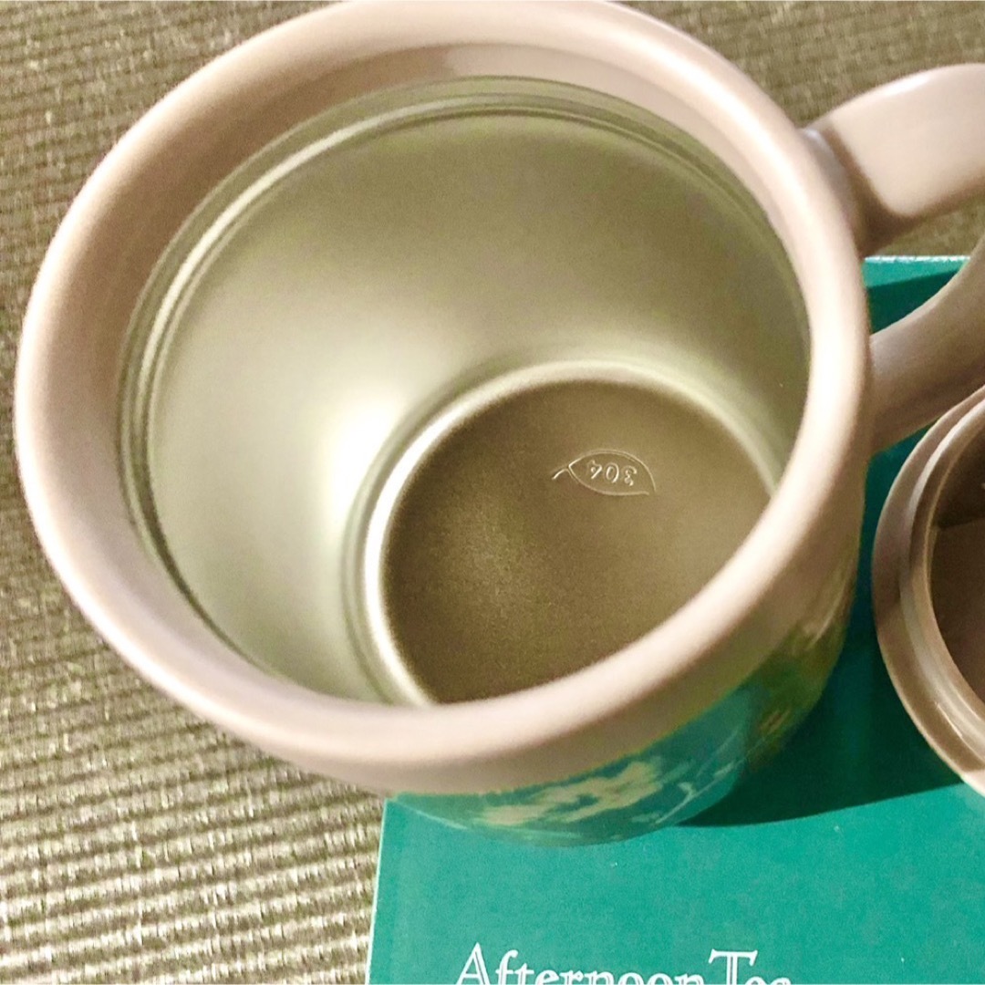 AfternoonTea(アフタヌーンティー)の【製造終了・未使用品】アフタヌーンティー フラワーアートマグカップ350ml インテリア/住まい/日用品のキッチン/食器(タンブラー)の商品写真