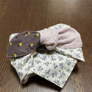 ハンドメイド　ランチョンマット　お弁当袋(弁当用品)