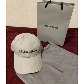 バレンシアガ(Balenciaga)のバレンシアガ ベースボールキャップ グレー(キャップ)