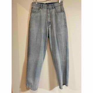 美品 YLÈVE 13.5oz DENIM BAGGY FADE 3の通販|ラクマ