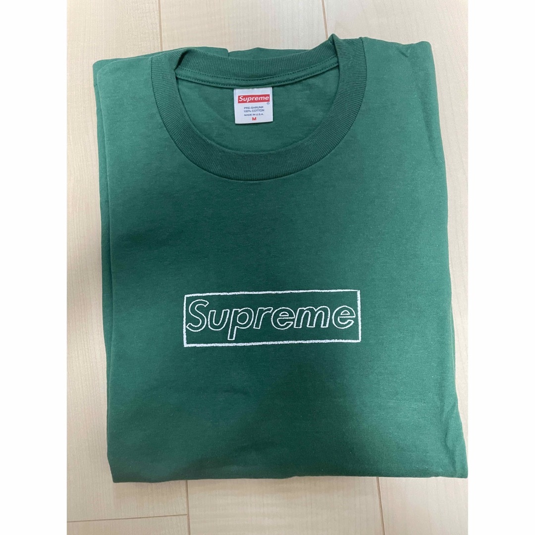 Supreme KAWS Chalk Logo Tee Light Pine - Tシャツ/カットソー(半袖 ...